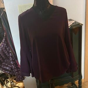 Alfani Women's Elegant Plum Blouse